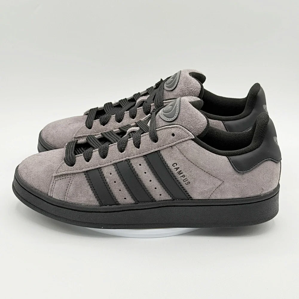 Adidas Campus 00s Size 10 Mens Charcoal/Black Suede IF8770, NEW